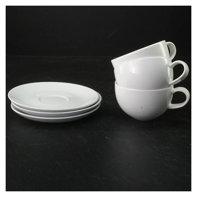 Kaffekop med underkop (str. 6 x 13,5. cm)