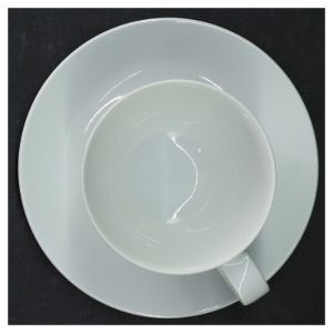 Kaffekop med underkop (str. 6 x 13,5. cm)