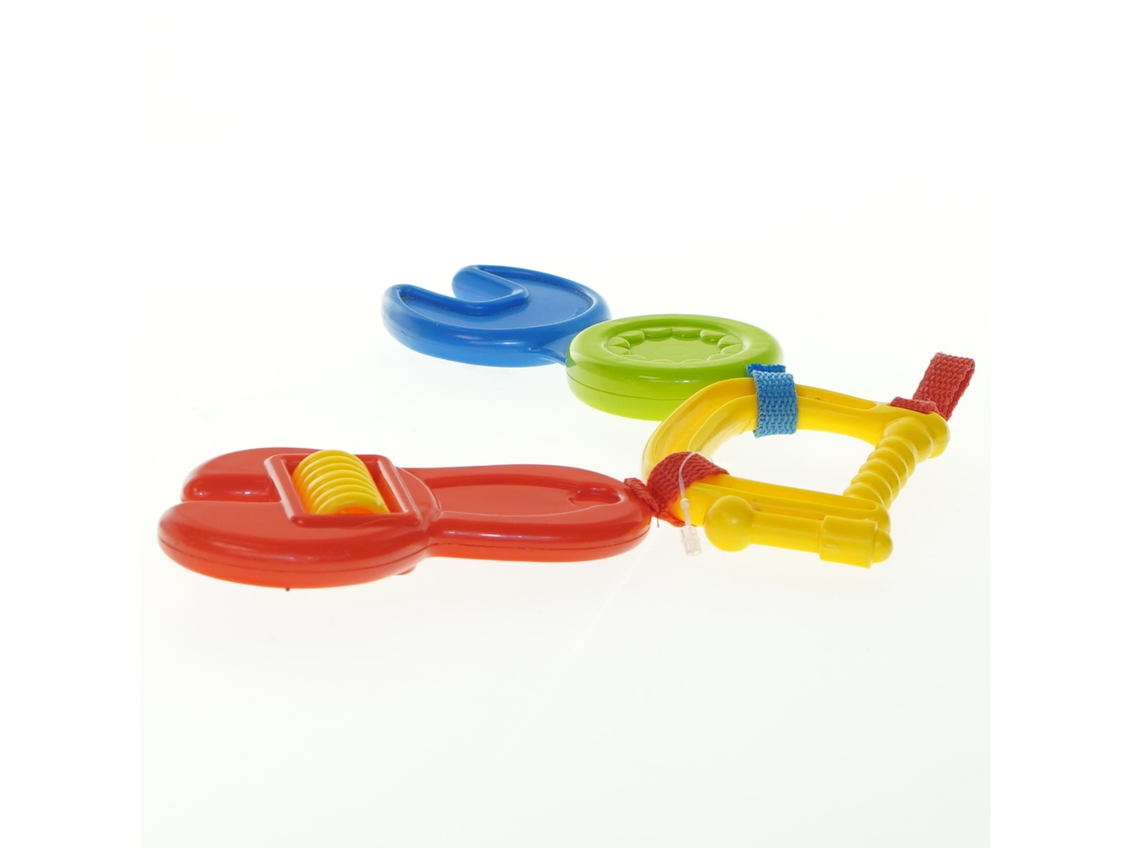 Babylegetøj i form af værktøj fra Fisher-Price (str. 12x6,5 cm)