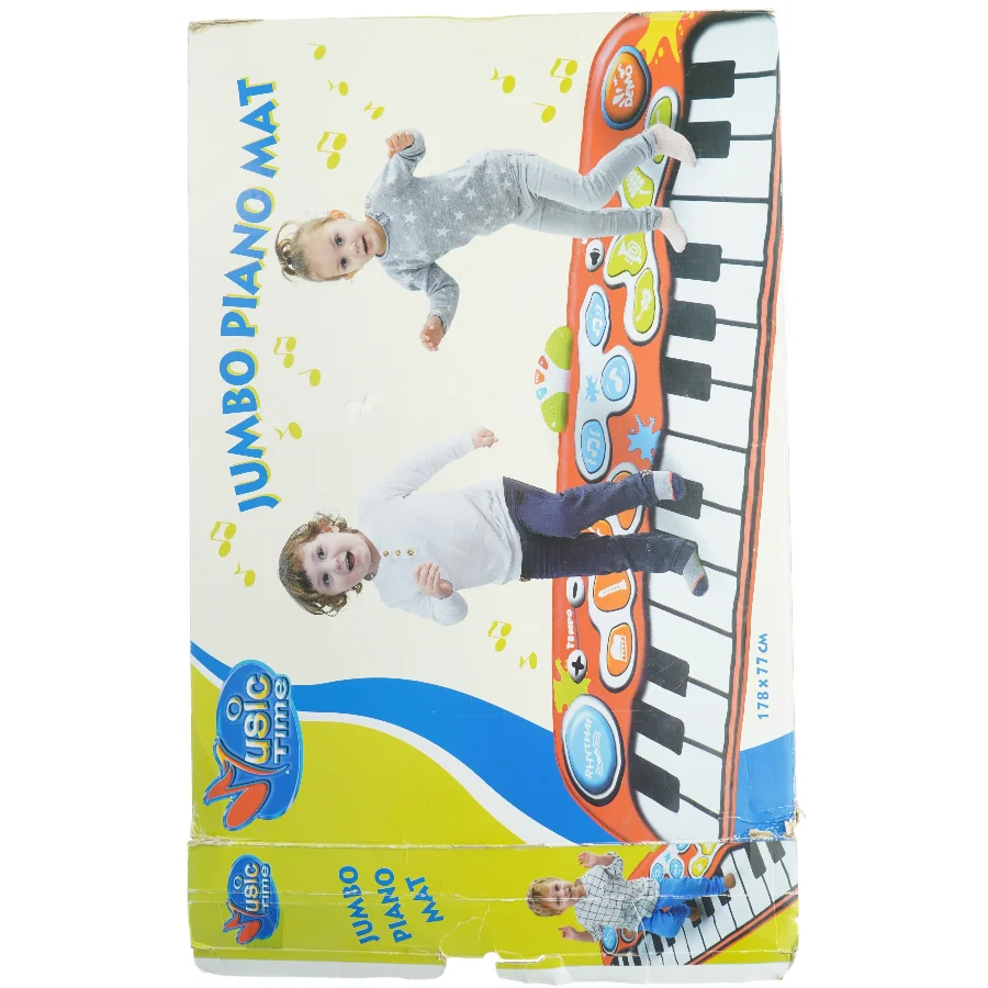 Stor klaverlegemåtte til børn (str. 65 x. 170 cm)