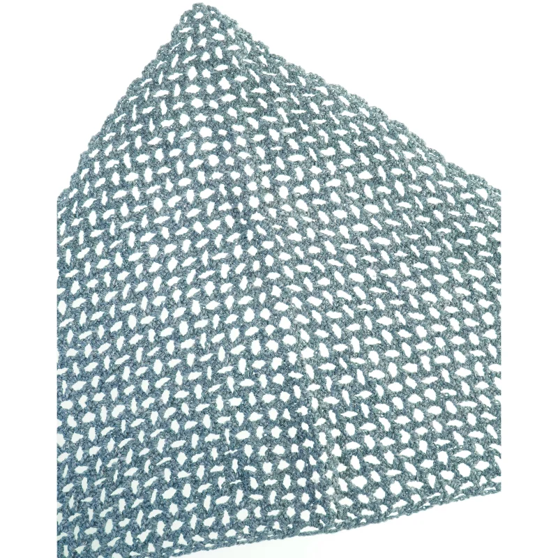 Hæklet tørklæde (str. 110x140 cm)