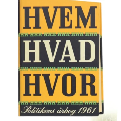 HVEM HVAD HVOR (Bog)
