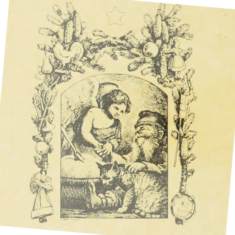 Jul i gamle dage af Povl Abrahamsen (Bog)