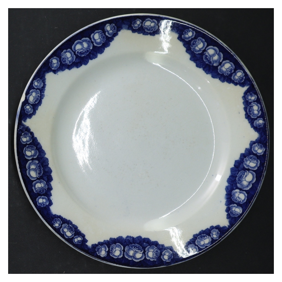 Porcelænstallerken med blomstermønster fra Villeroy & Boch (str. Ø. 22 cm)