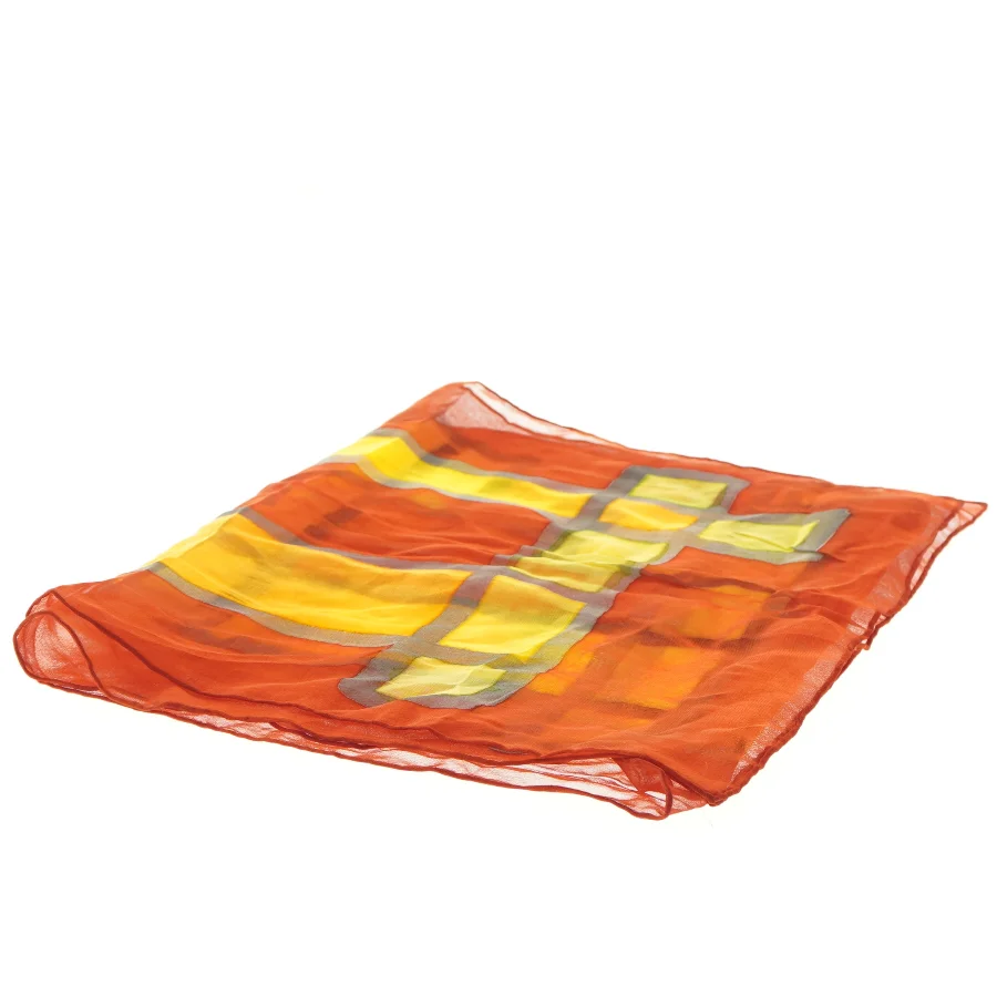 Dekorativt tørklæde med geometrisk mønster (str. 37x110 cm)