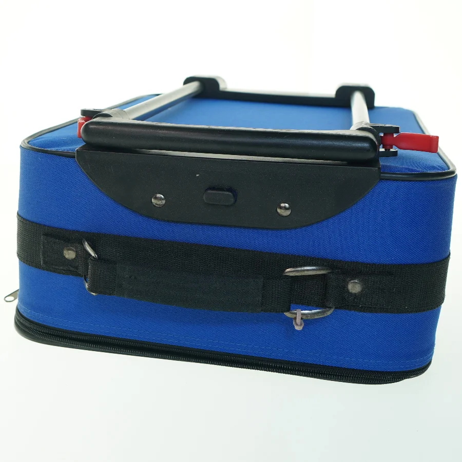Blå rejsekuffert (str. 51x36 cm)