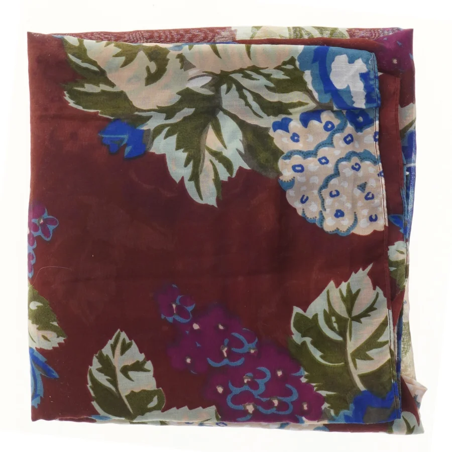 Blomstret tørklæde (str. 80x100 cm)