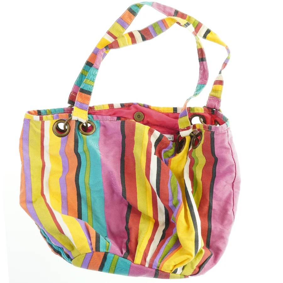 Stribet taske (str. 35 cm)