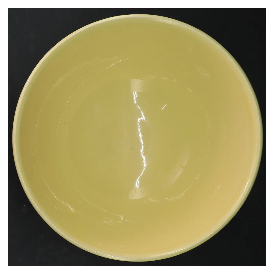 Retro Gul Keramikskål Viva fra svenske Gefle(str. Ø. 20 cm)