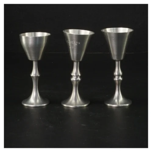 3 vintage snapseglas fra Carl Christensen (str. 9 cm. 3 styk)