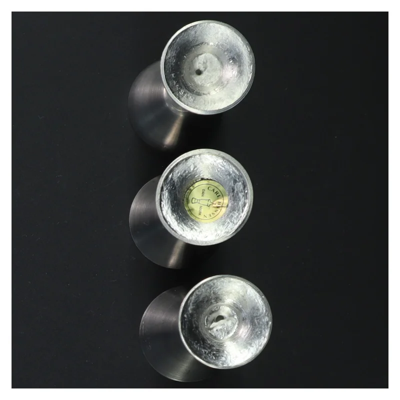 3 vintage snapseglas fra Carl Christensen (str. 9 cm. 3 styk)