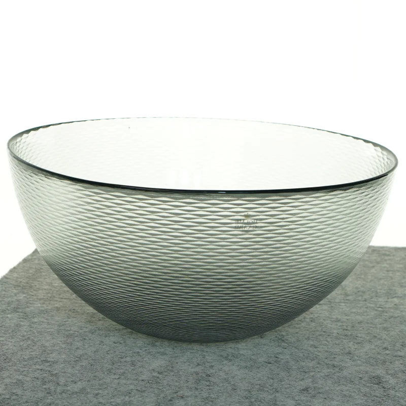 Glas-skål fra Holmegaard (str. 28x13 cm)