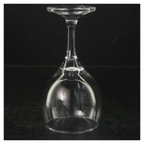 Gennemsigtige vinglas