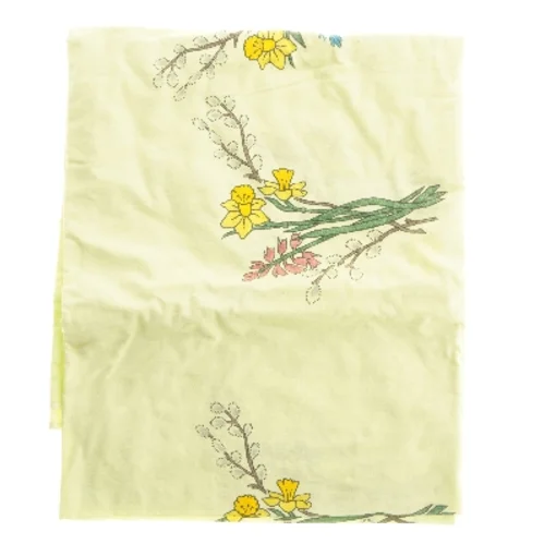 Blomstret påskedug 174x152 cm (str. 174x152 cm)