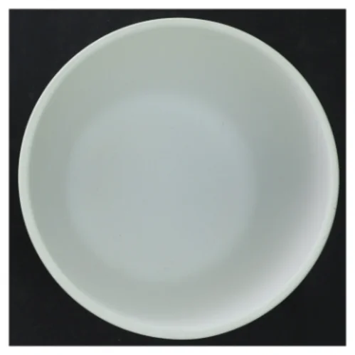 Hvid Keramik Krukke (str. H. 12,5 cm ø. 15 cm)