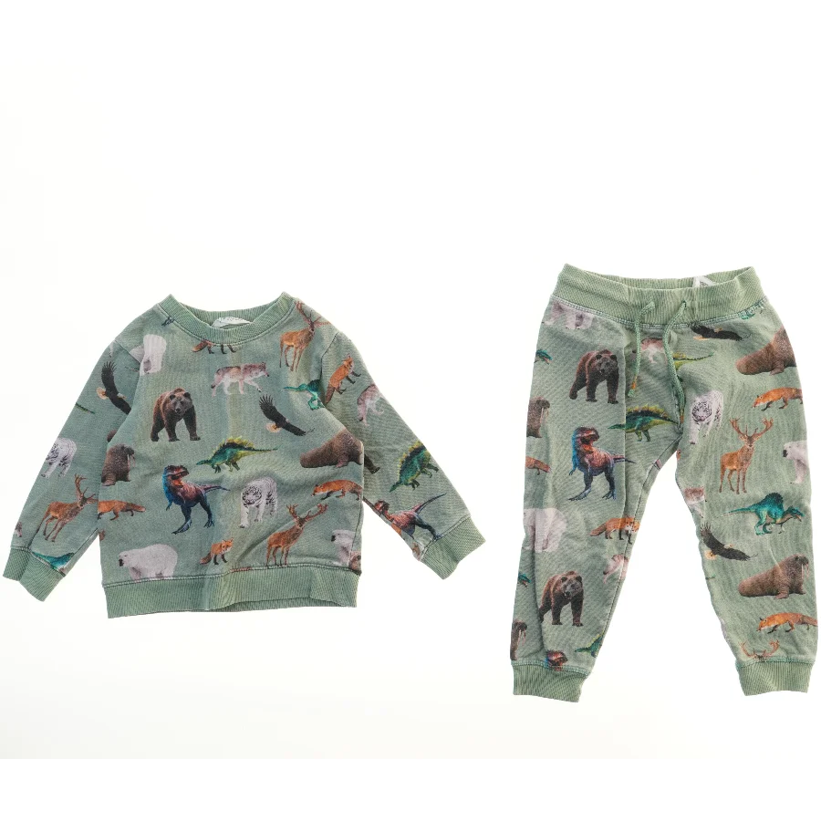 Børnesæt med dyremotiver fra H&M (str. 116)
