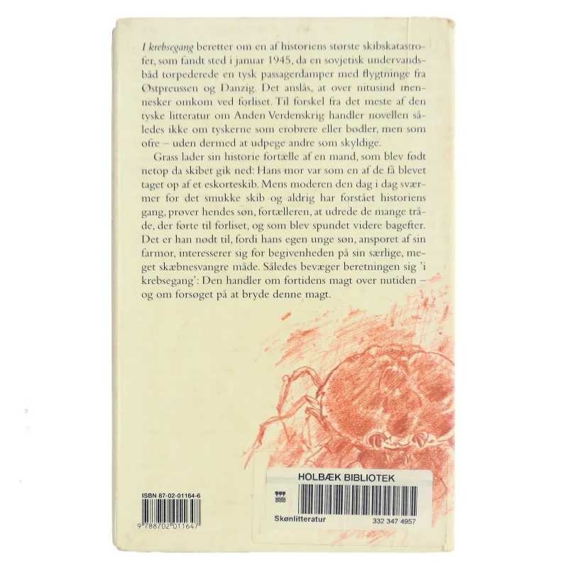 I krebsegang : en novelle af Günter Grass (Bog)