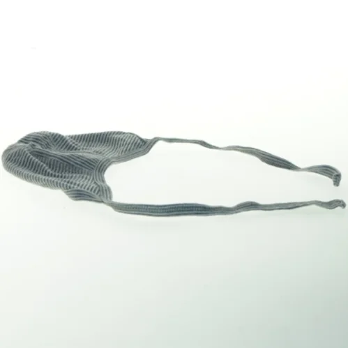 Stribet hue med bindebånd fra Joha (str. 37 cm)