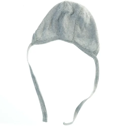 Stribet hue med bindebånd fra Joha (str. 37 cm)