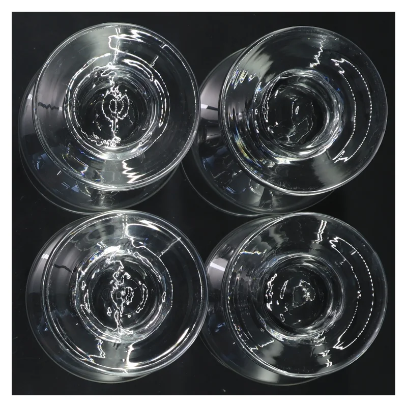 Sæt med 4 glas (str. Ø 6,5x13,5 cm)