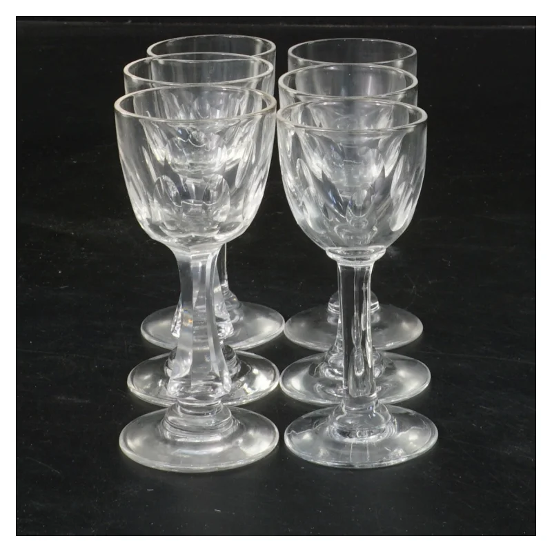 Sæt med 6 glas (str. Ø 3,5x8 cm)