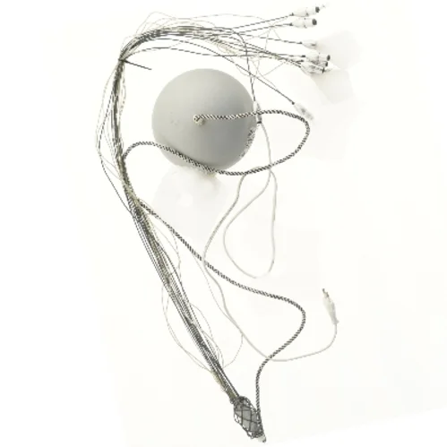 Grå pendel med flere ledninger (str. 75 cm)