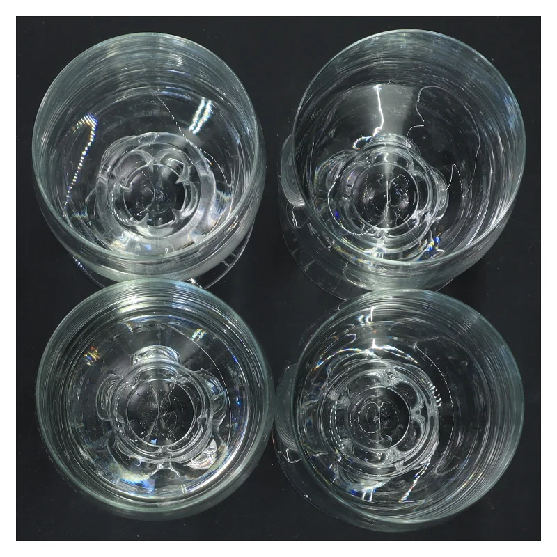 Ølglas sæt, 4 stk fra Holmegaard (str. Ø 7x14 cm)