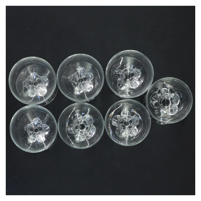 Set af glas fra Holmegaard (str. Ø 5,5x7,5 cm)