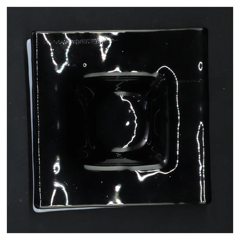 To firkantede glas skåle (str. 10x10 cm)