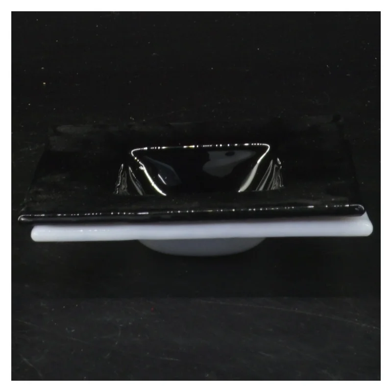 To firkantede glas skåle (str. 10x10 cm)