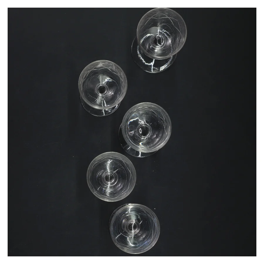 Krystalglas sæt (str. 5x10 cm)