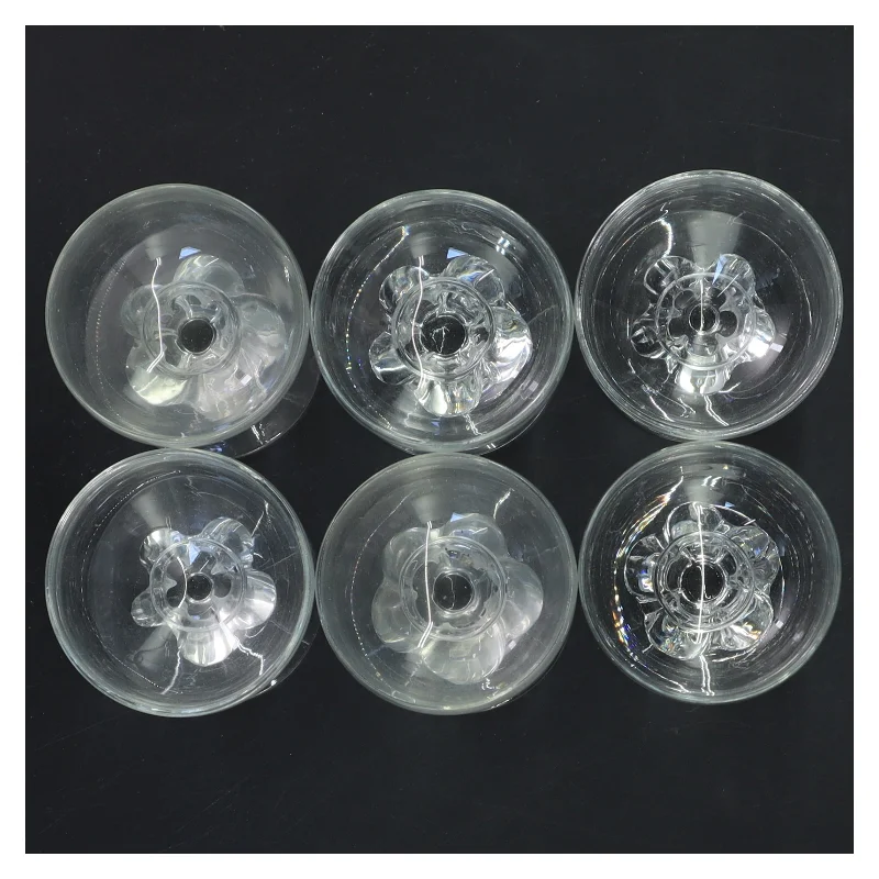 Sæt med seks glas fra Holmegaard (str. Ø 5,5x7,5 cm)