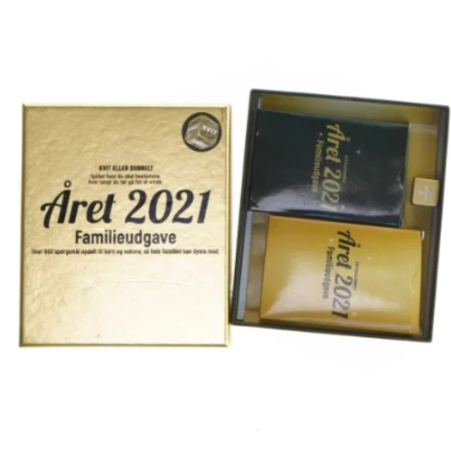 Året 2021 Familieudgave brætspil fra 1Play