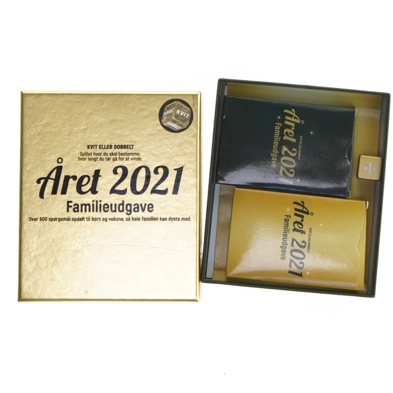 Året 2021 Familieudgave brætspil fra 1Play
