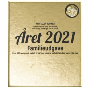 Året 2021 Familieudgave brætspil fra 1Play