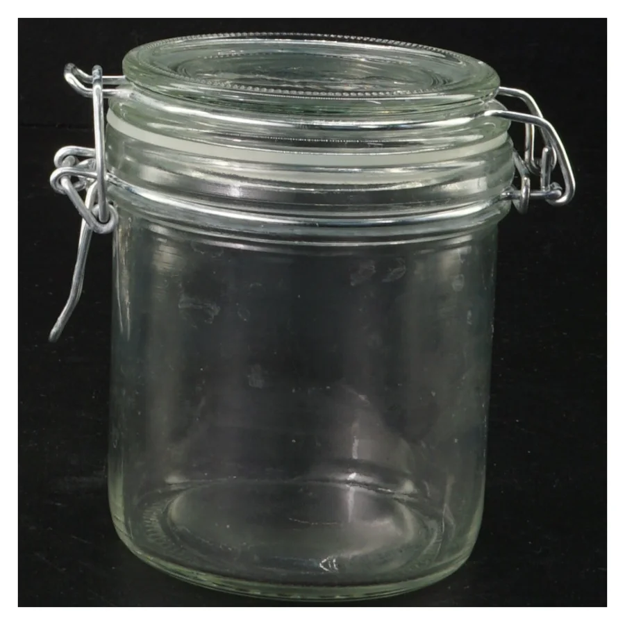 Patentglas med wirelukning (str. 10 x ø, 8 cm )