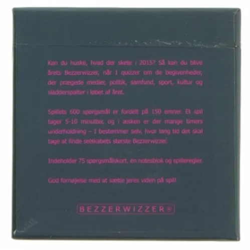 Bezzerwizzer Året Der Gik 2015 quizspil fra Bezzerwizzer (str. 11x11 cm)