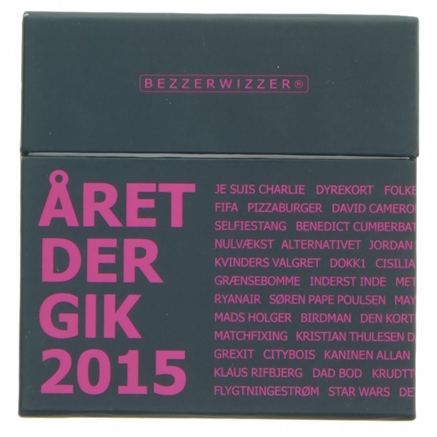 Bezzerwizzer Året Der Gik 2015 quizspil fra Bezzerwizzer (str. 11x11 cm)