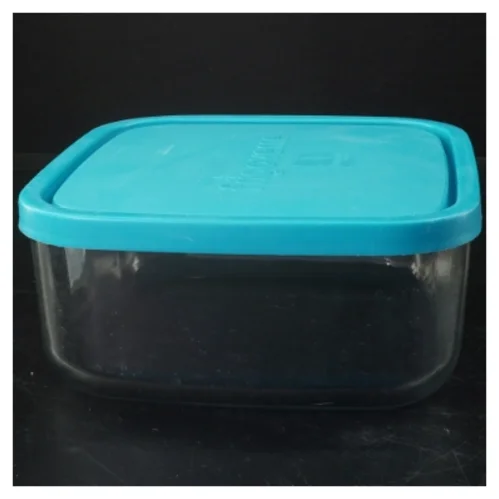 Opbevaringsboks med låg (str. 17x17x8 cm)