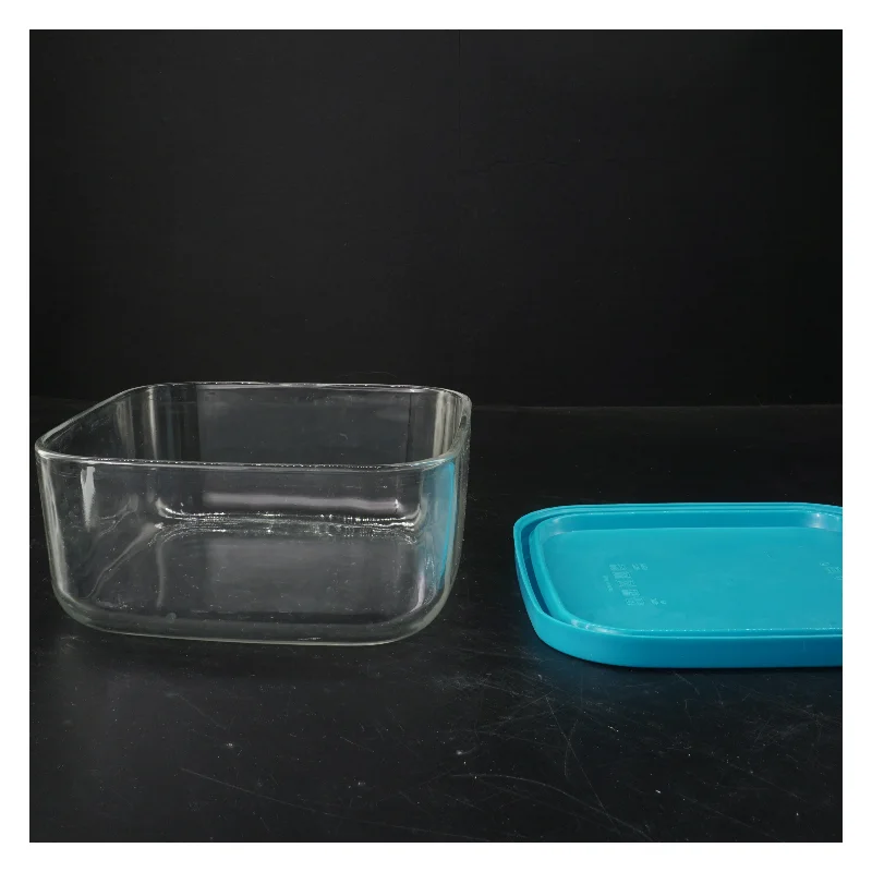 Opbevaringsboks med låg (str. 17x17x8 cm)