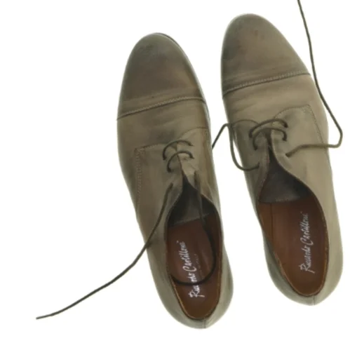 Brugte snøresko i læder (str. 38½)