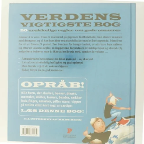 Emma G : 20 urokkelige regler om gode manerer af Hélène Wagn (Bog)