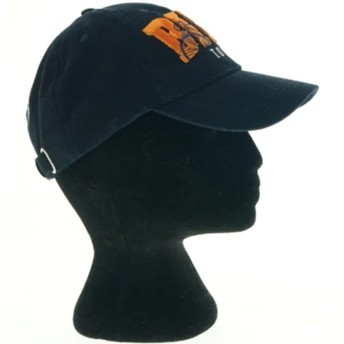 Sort baseballkasket med broderi