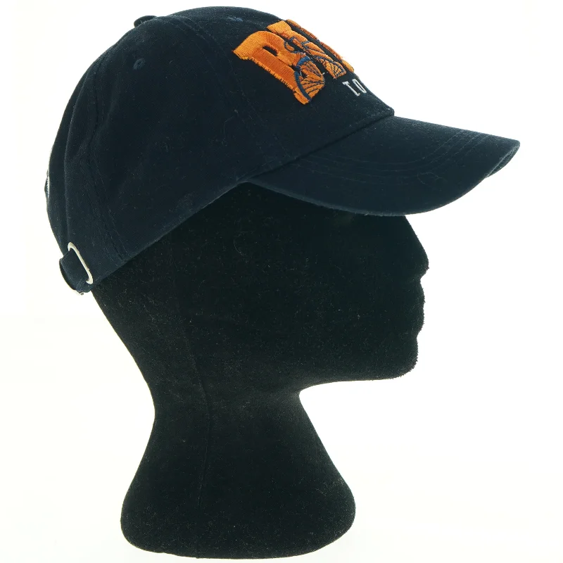 Sort baseballkasket med broderi