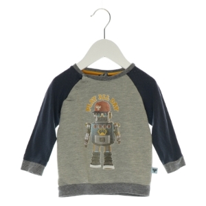 Langærmet bluse fra Hummel (str. 80)