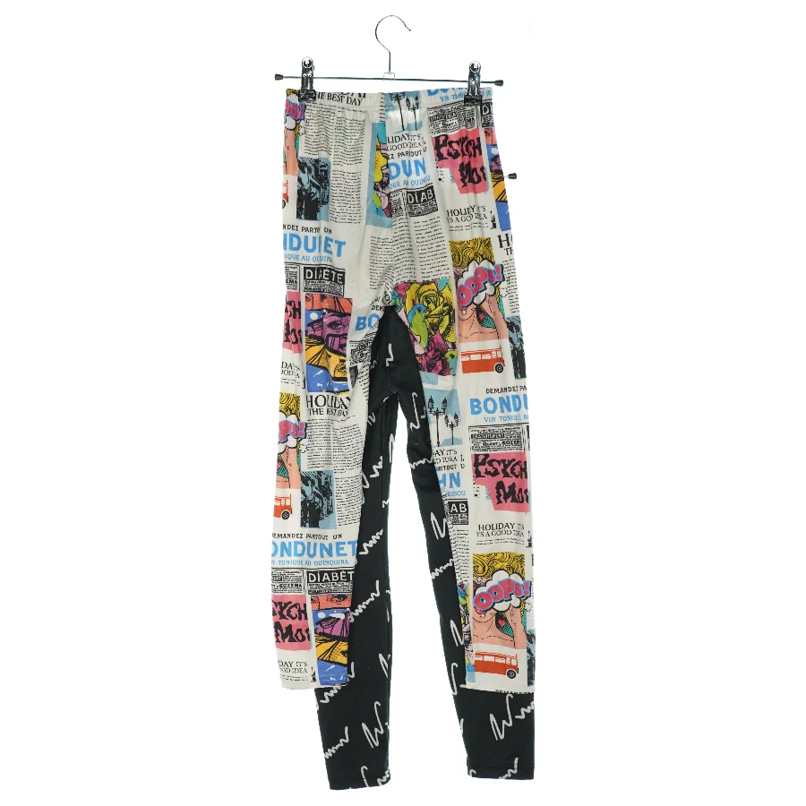 Bukser med print (2 stk) (str. ca. 134)