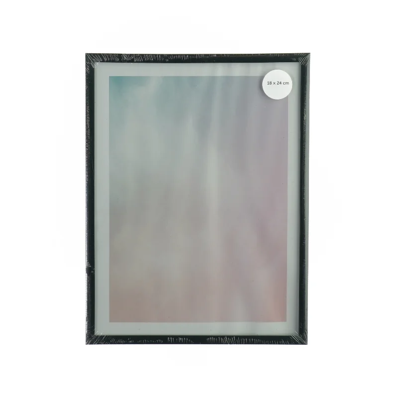 Sort billedramme (str. LB: 18x24 cm)