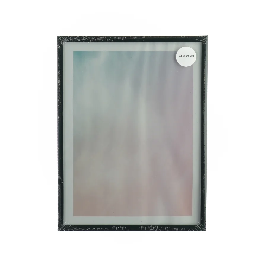 Sort billedramme (str. LB: 18x24 cm)