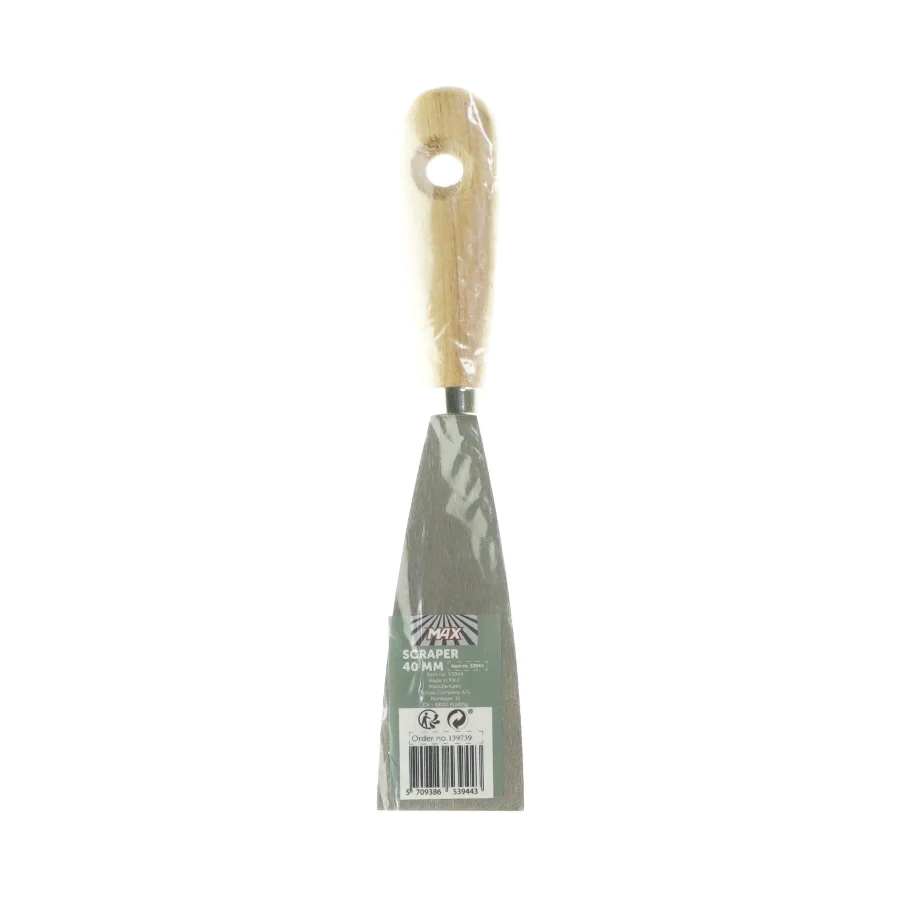 Scraper fra Max (str. 40 mm/LB: 20x5 cm)