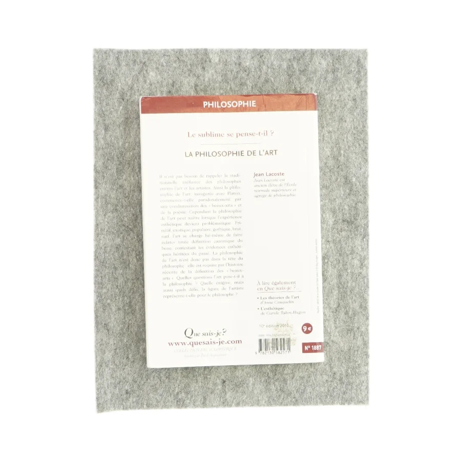 La philosophie de l'art (bog). 